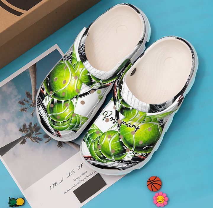 Tennis Personalized Time Crocs Clog Shoes