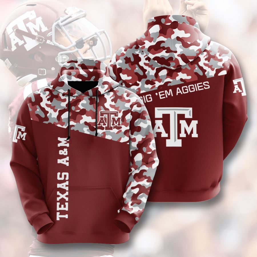 Texas A&m Aggies Custom Hoodie 3D