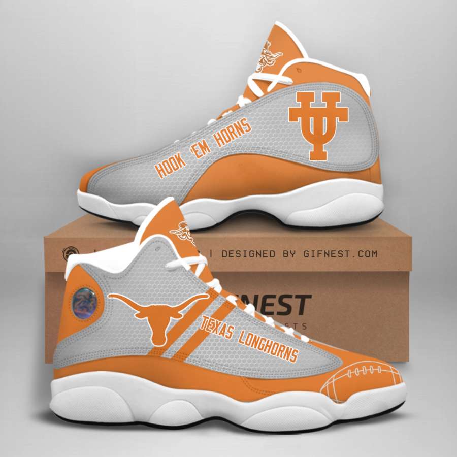 Texas Longhorns Custom Air Jordan Shoes