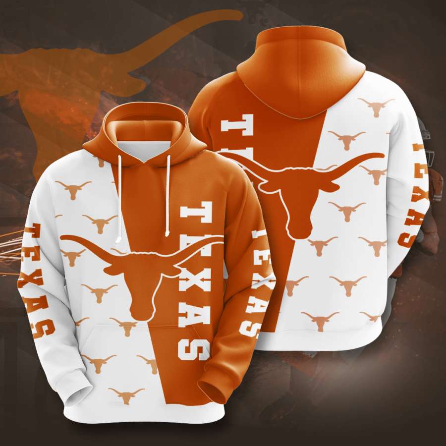 Texas Longhorns Custom Hoodie 3D