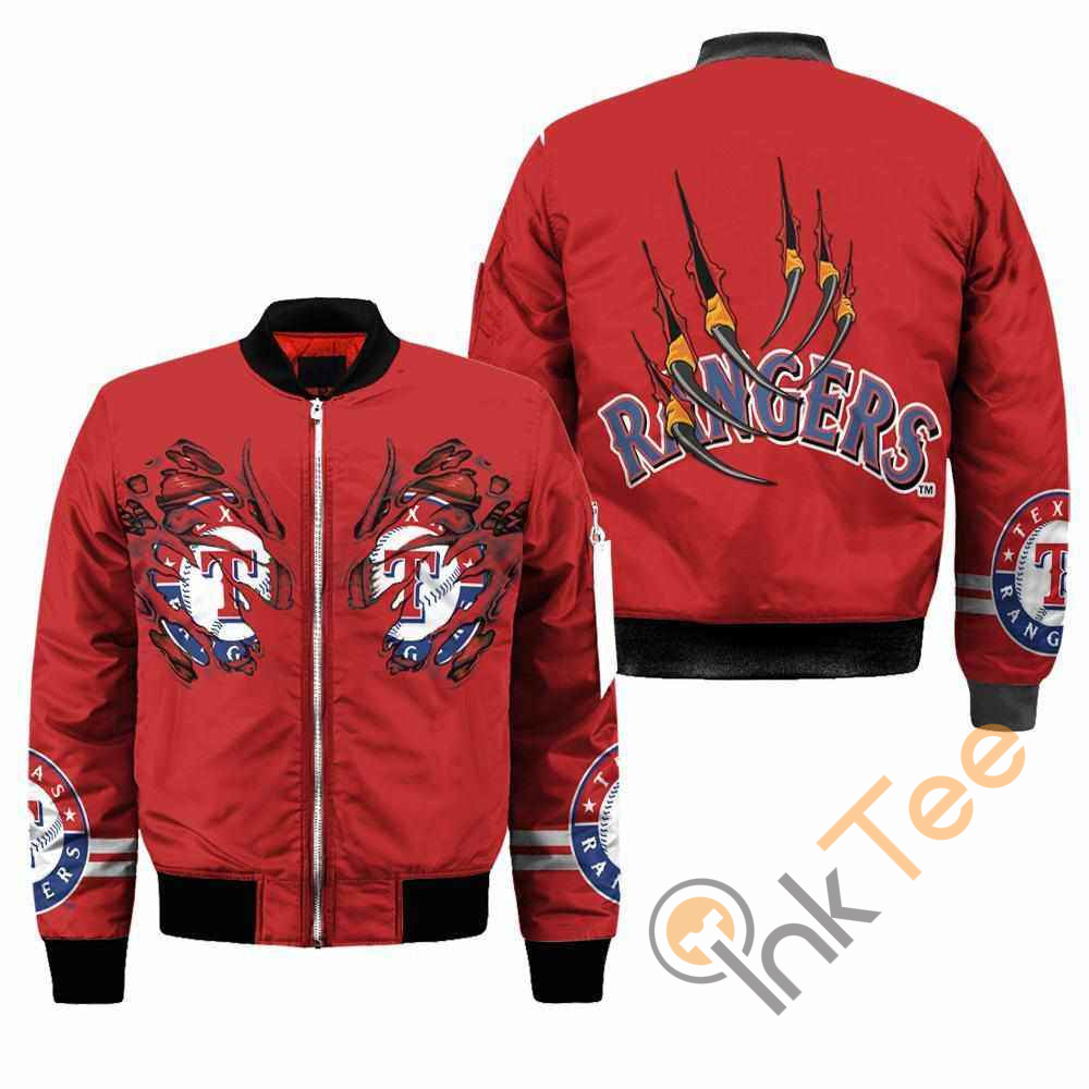 Texas Rangers MLB Claws Apparel Best Christmas Gift For Fans Bomber Jacket 11 Texas Rangers MLB Claws Apparel Best Christmas Gift For Fans Bomber Jacket