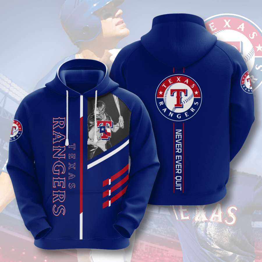 Texas Rangers Custom Hoodie 3D 4 Texas Rangers Custom Hoodie 3D