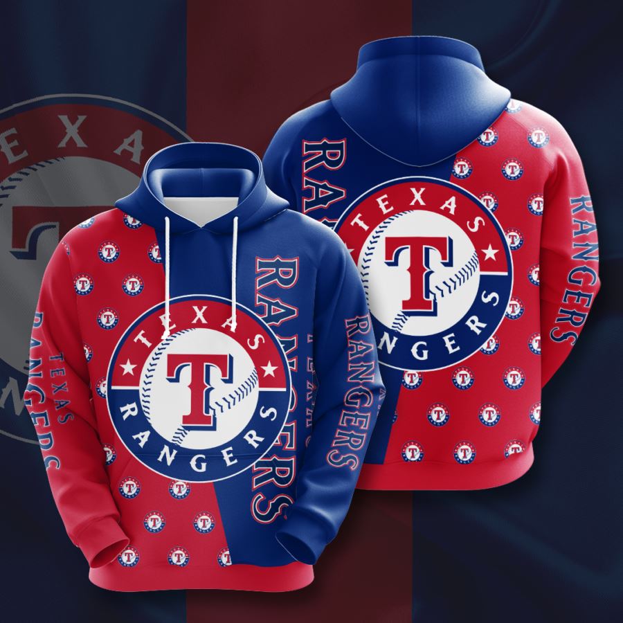 Texas Rangers Custom Hoodie 3D 4 Texas Rangers Custom Hoodie 3D