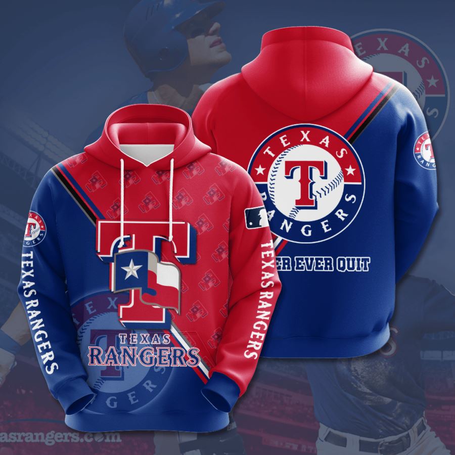 Texas Rangers Custom Hoodie 3D 7 Texas Rangers Custom Hoodie 3D