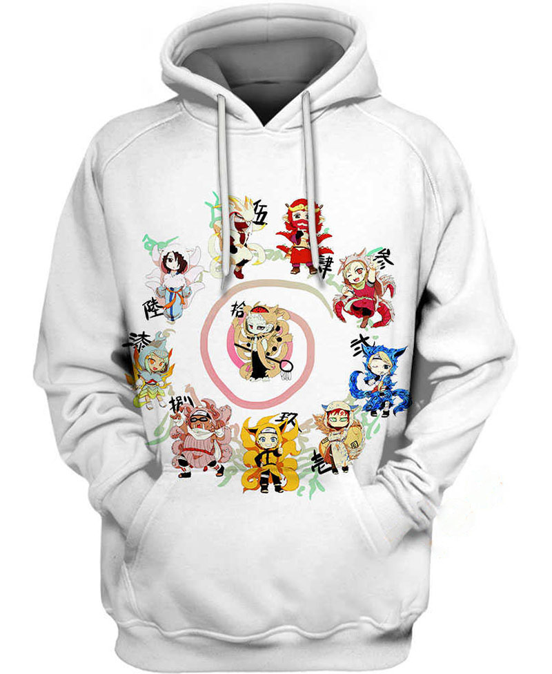 The Adorable Ninjas Naruto Hoodie 3D