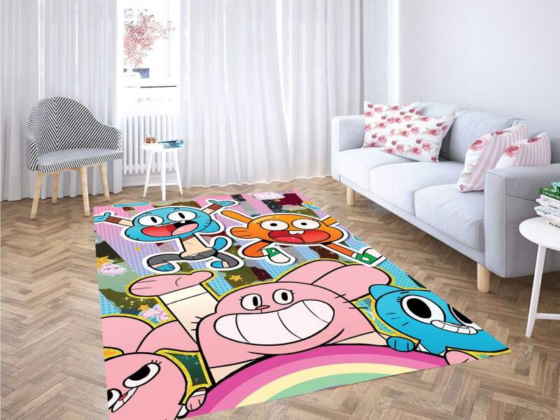 The Amazing World Of Gumball Character Carpet Rug 2 The Amazing World Of Gumball Character Carpet Rug