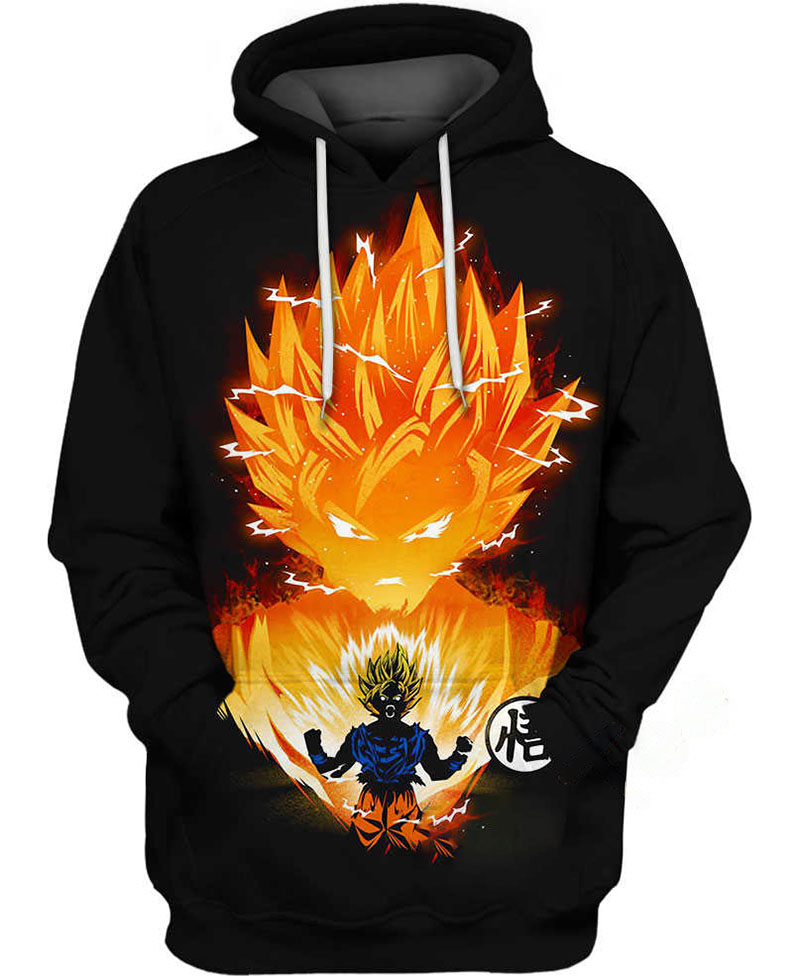 The Angry Super Saiyan Hoodie 3D