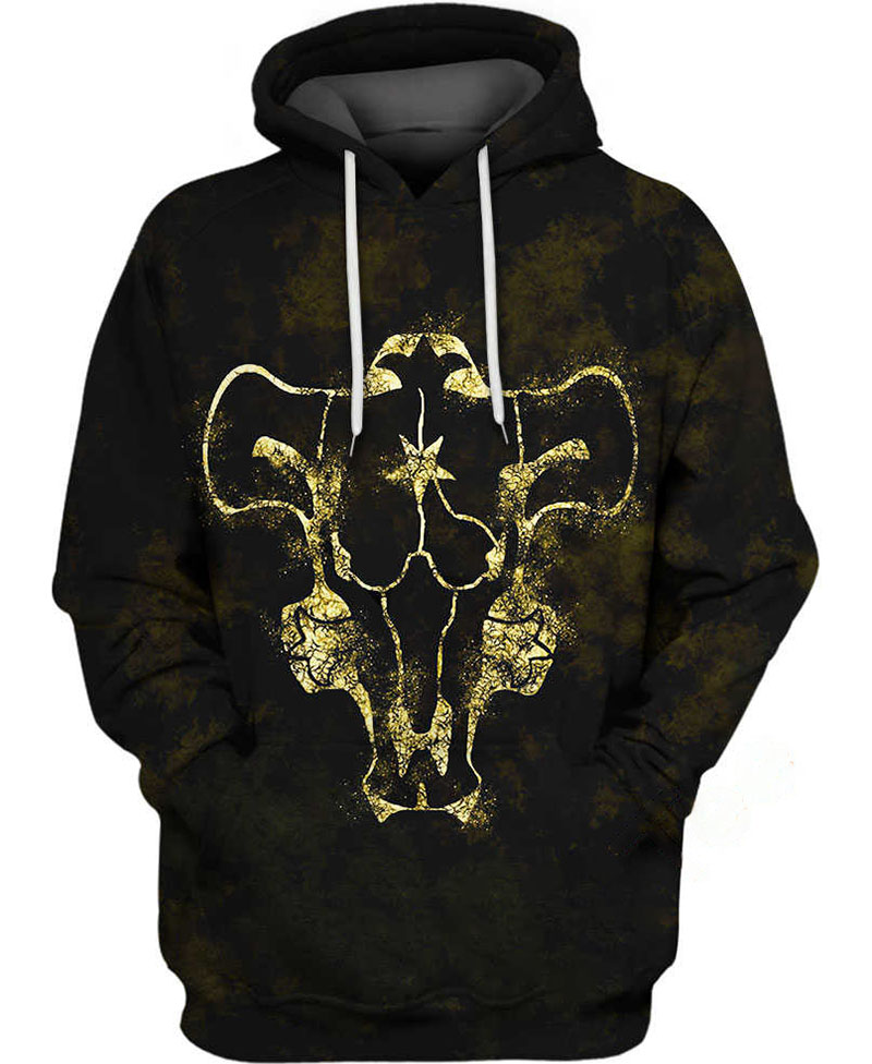 The Black Bull Black Clover Hoodie 3D