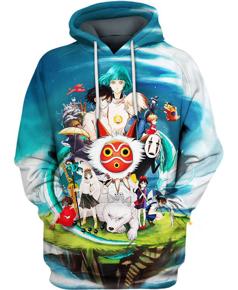 The Blue Sky Studio Ghibli Hoodie 3D