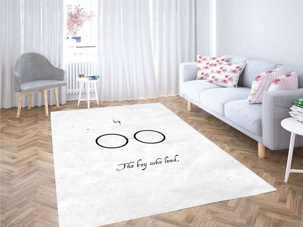 The Boy Who Loved Harry Potter Living Room Modern Carpet Rug