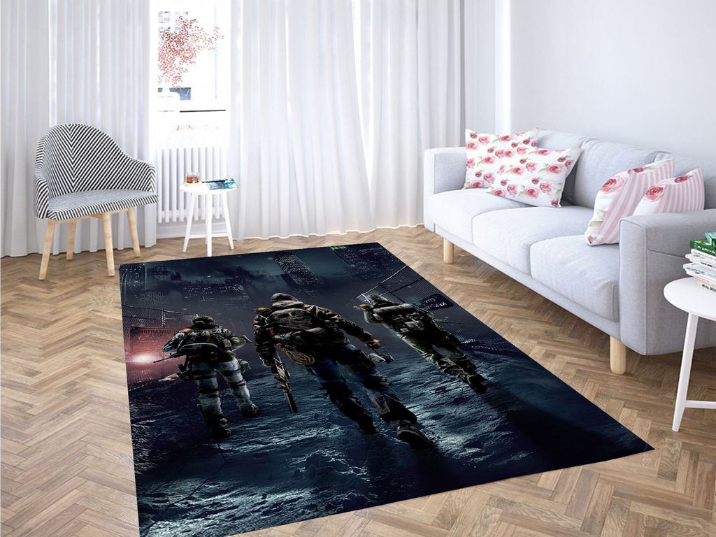 The Division Living Room Modern Carpet Rug 2 The Division Living Room Modern Carpet Rug