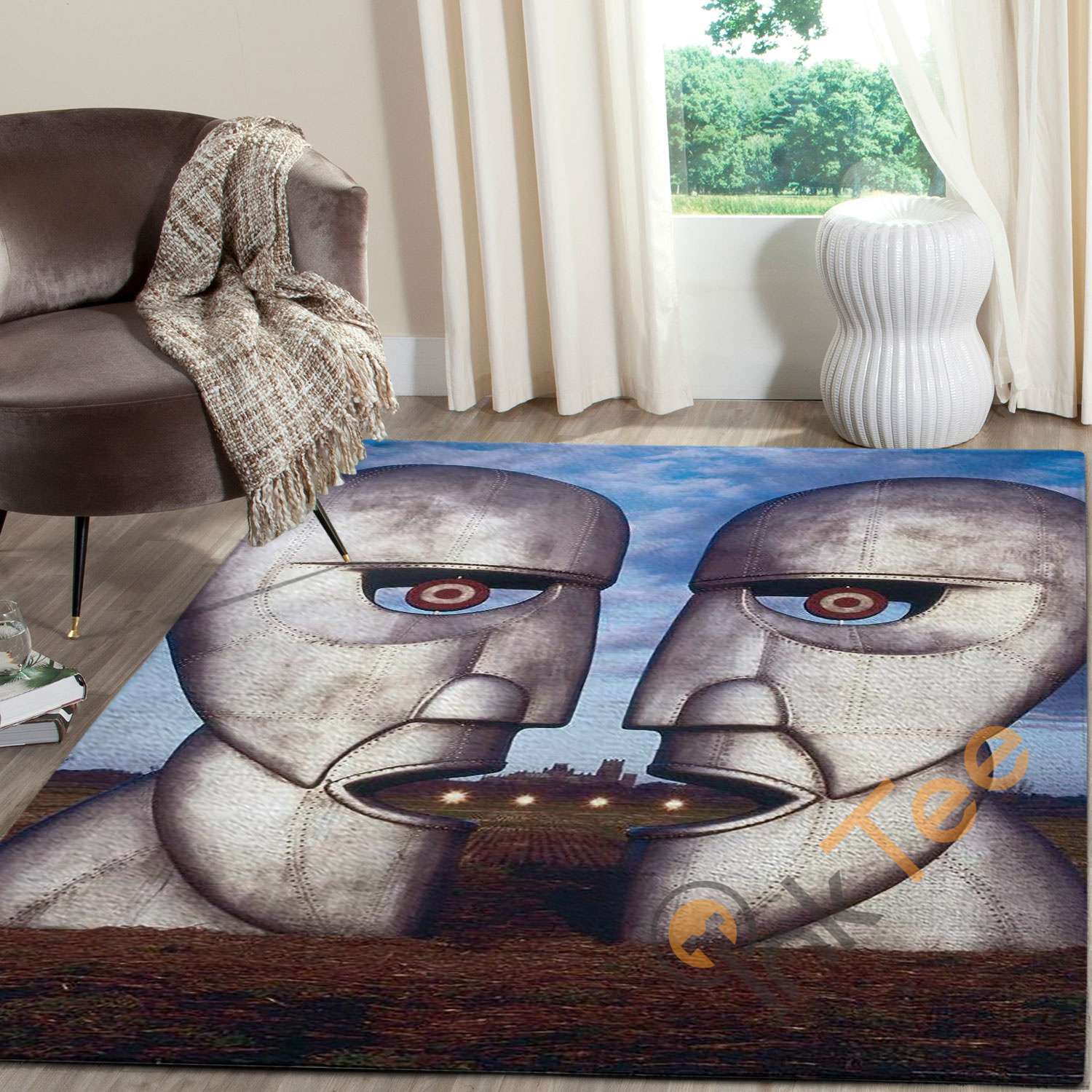 The Division Bell Album Heads Rug 13 The Division Bell Album Heads Rug