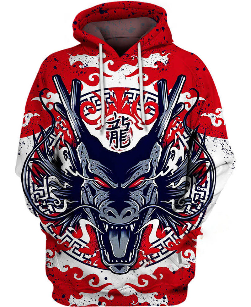 The Eastern Dragon Shenron Hoodie 3D