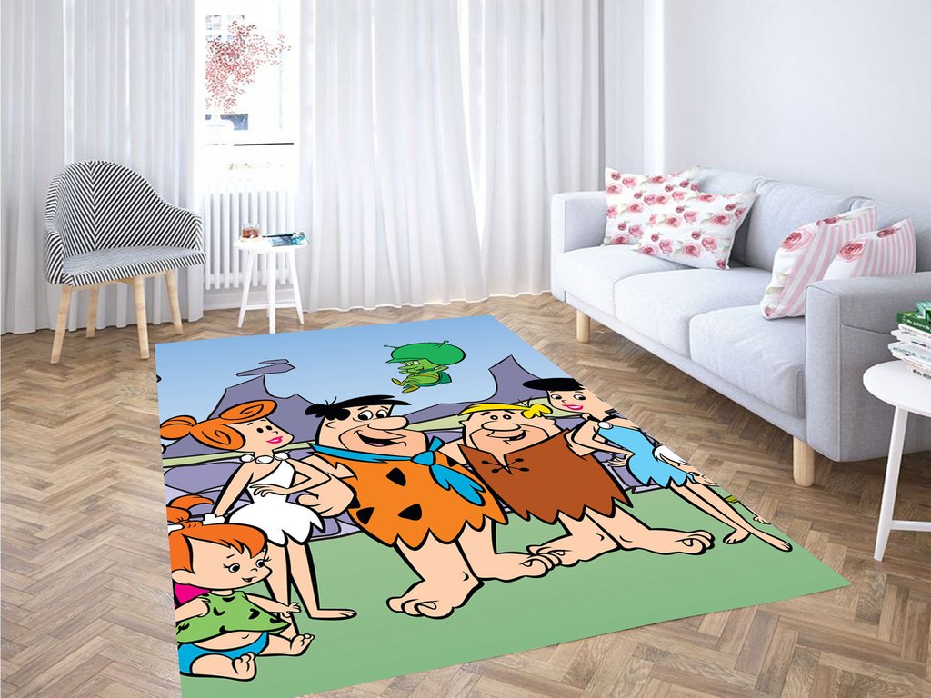 The Flinstones Character Living Room Modern Carpet Rug 4 The Flinstones Character Living Room Modern Carpet Rug