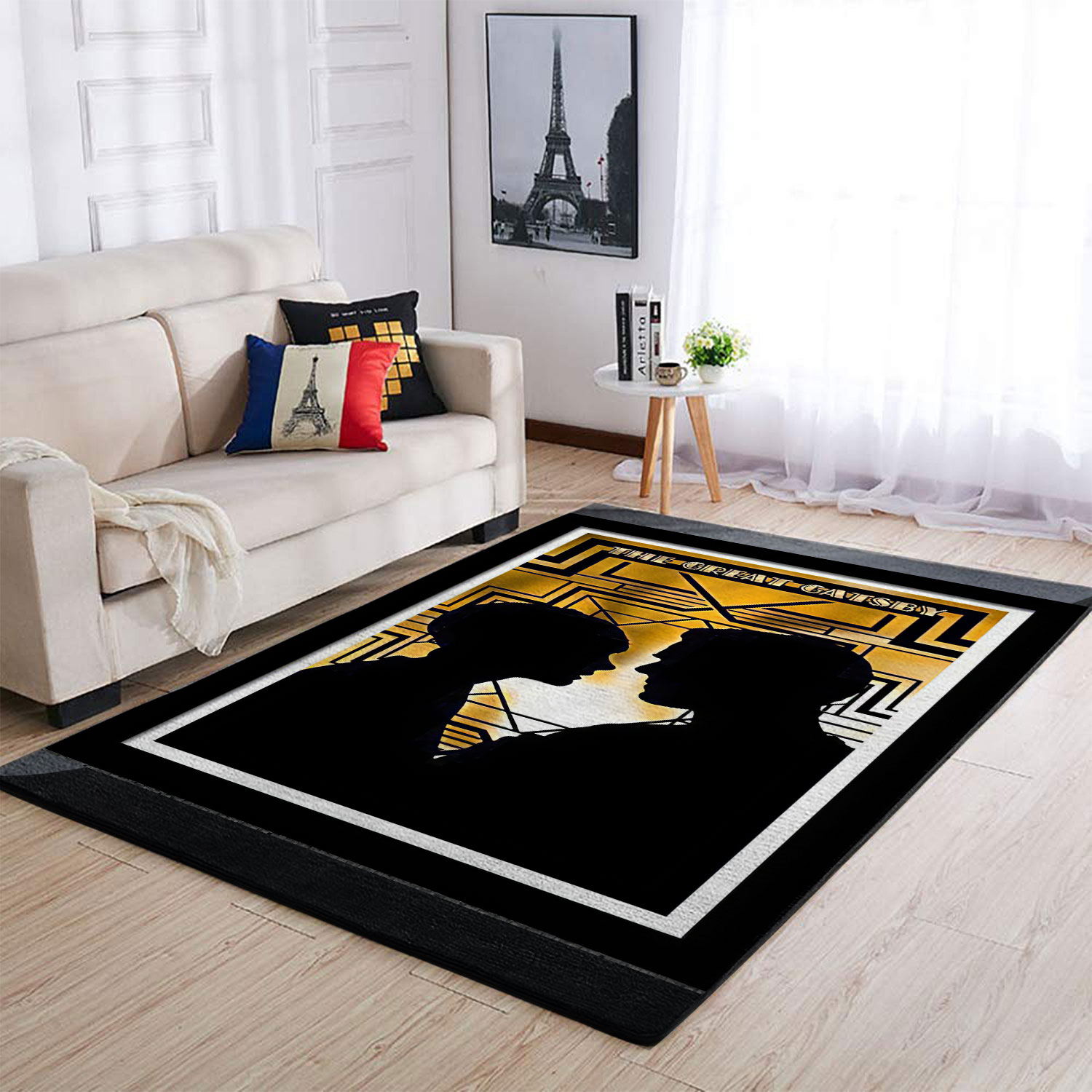 The Great Gatsby Leonardo Dicaprio F. Scott Fitzgerald Rug