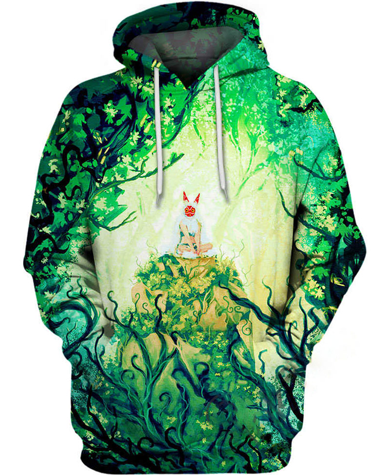 The Last Wolf Hoodie 3D