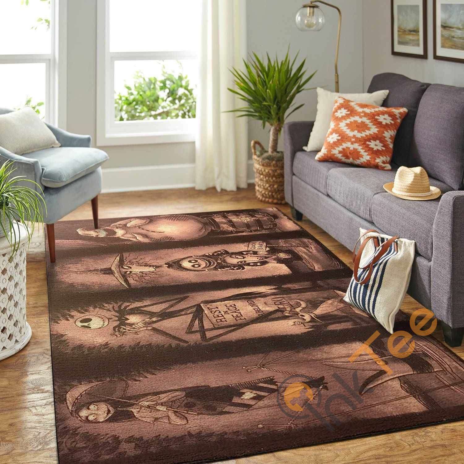 The Nightmare Before Christmas Halloween Area Rug