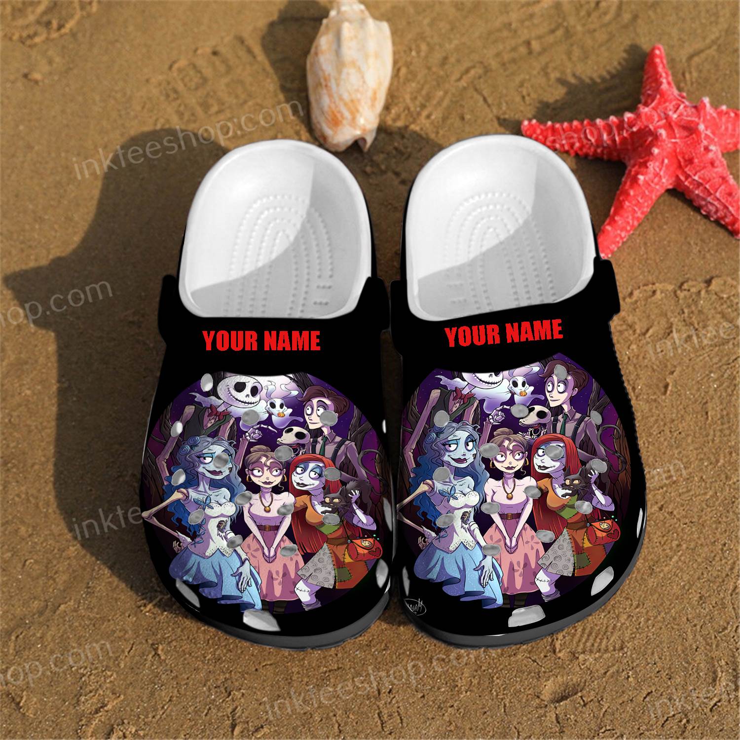 The Nightmare Before Christmas Personalized Name Crocs Clog Shoes 4 The Nightmare Before Christmas Personalized Name Crocs Clog Shoes