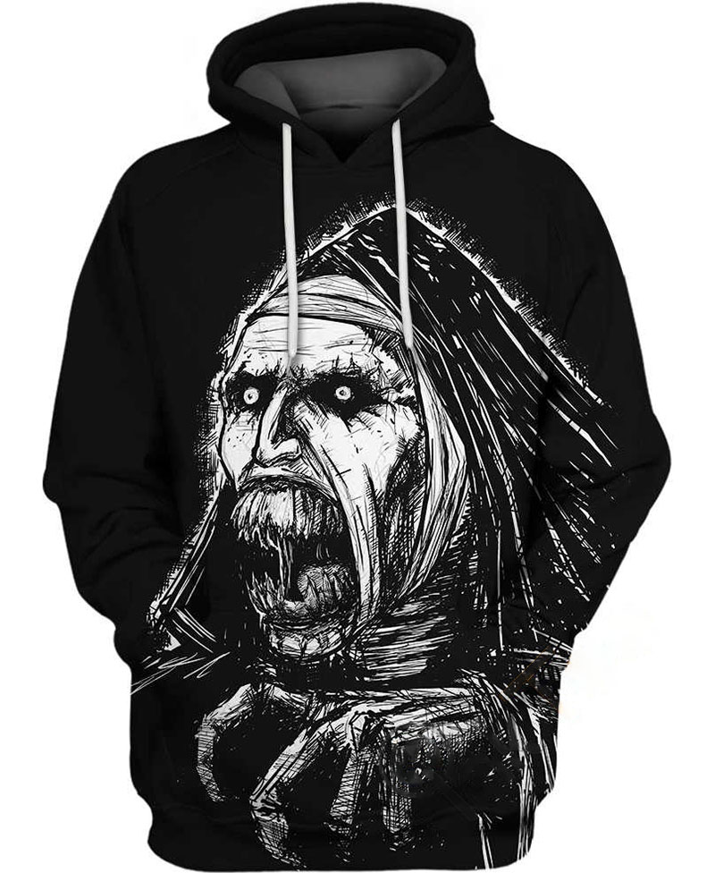 The Nun Scream Hoodie 3D