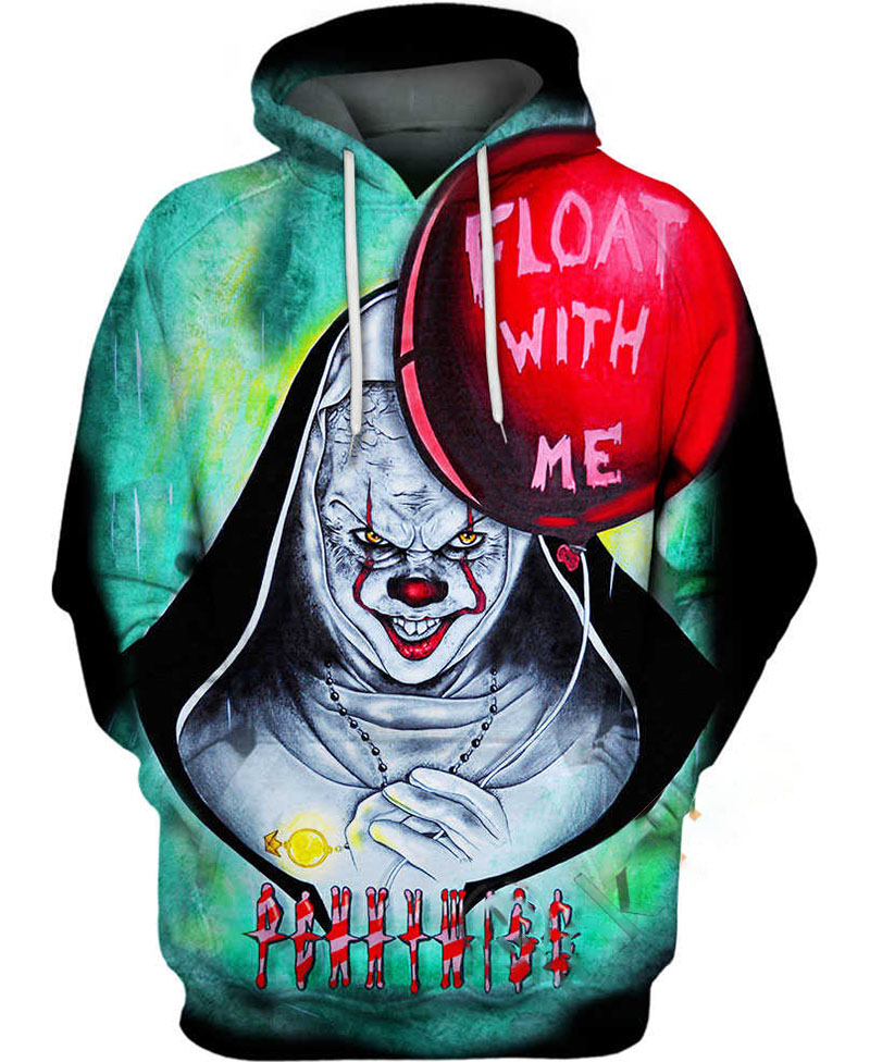 The Pennywise Valak Hoodie 3D