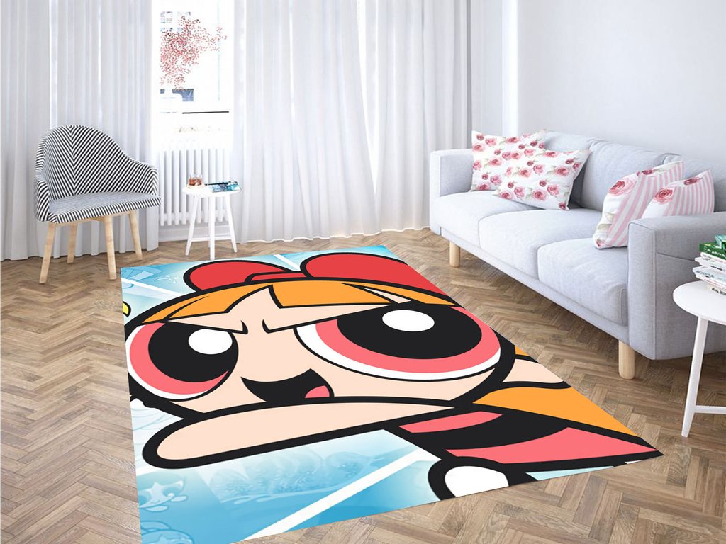The Powerpuff Girls Blossom Living Room Modern Carpet Rug 3 The Powerpuff Girls Blossom Living Room Modern Carpet Rug