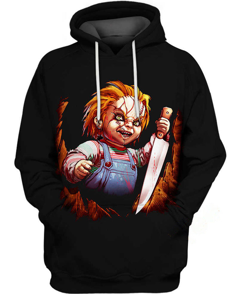 The Psycho Killer Doll Hoodie 3D