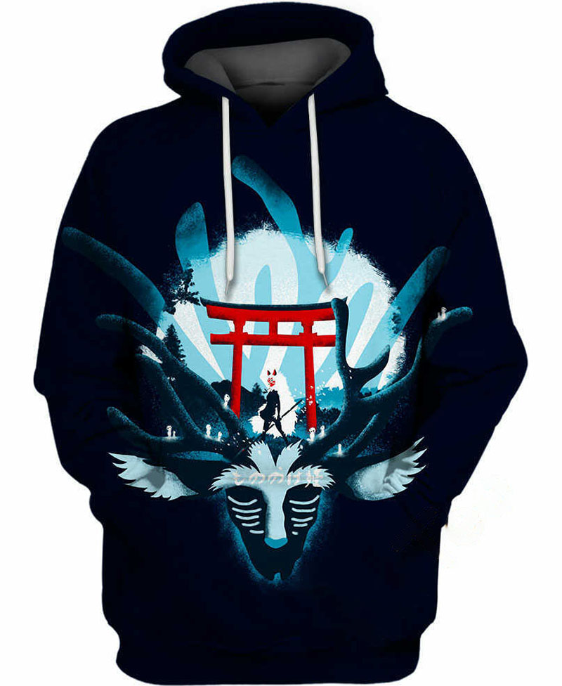The Reindeer Spirit Hoodie 3D 4 The Reindeer Spirit Hoodie 3D