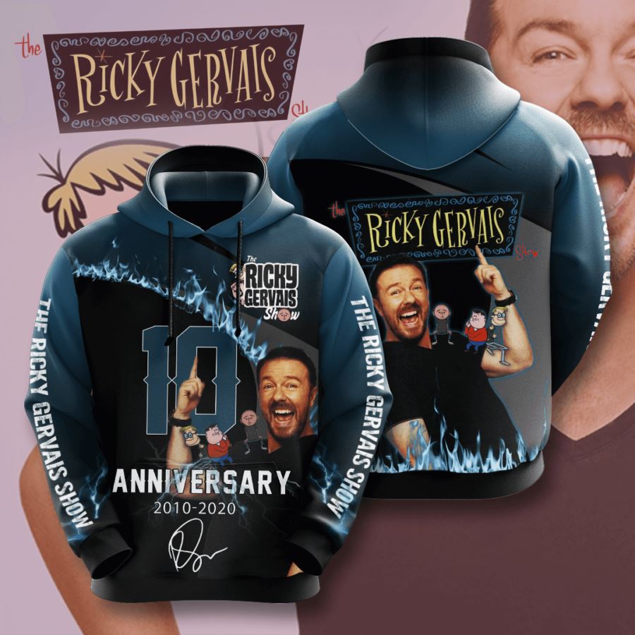 The Ricky Gervais Show Custom Hoodie 3D 2 The Ricky Gervais Show Custom Hoodie 3D