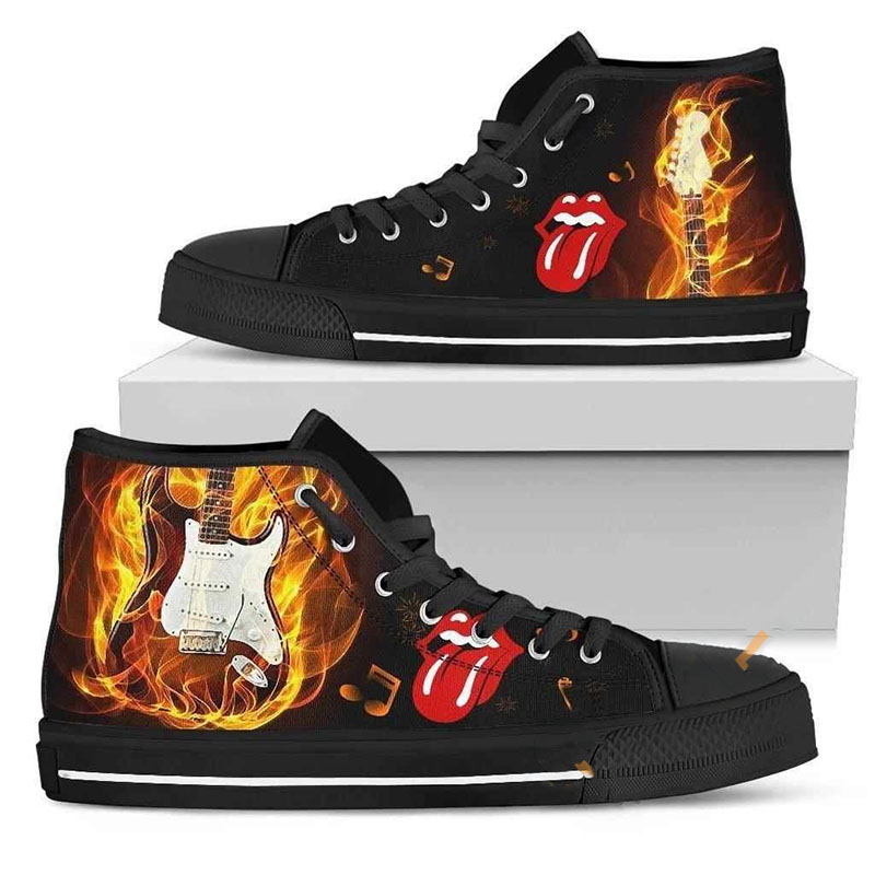 The Rolling Stones High Top Shoes 2 The Rolling Stones High Top Shoes