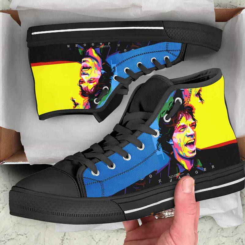 The Rolling Stones High Top Shoes
