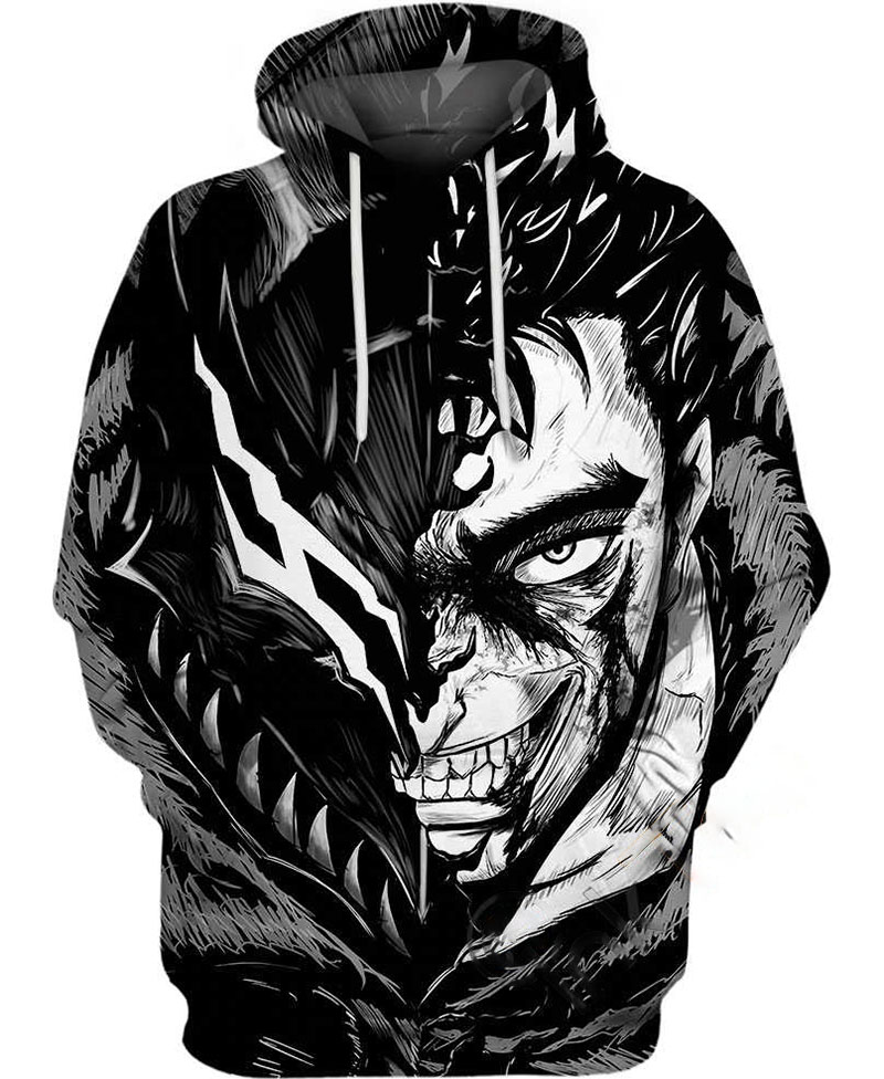 The Struggler Berserk Hoodie 3D
