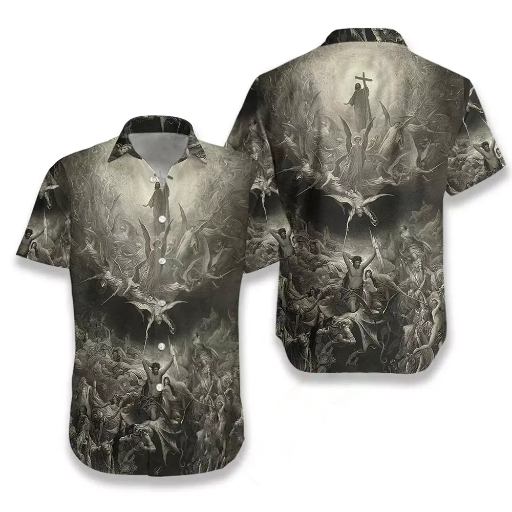 The Triumph Of Christianity Over Paganism Hawaiian shirts