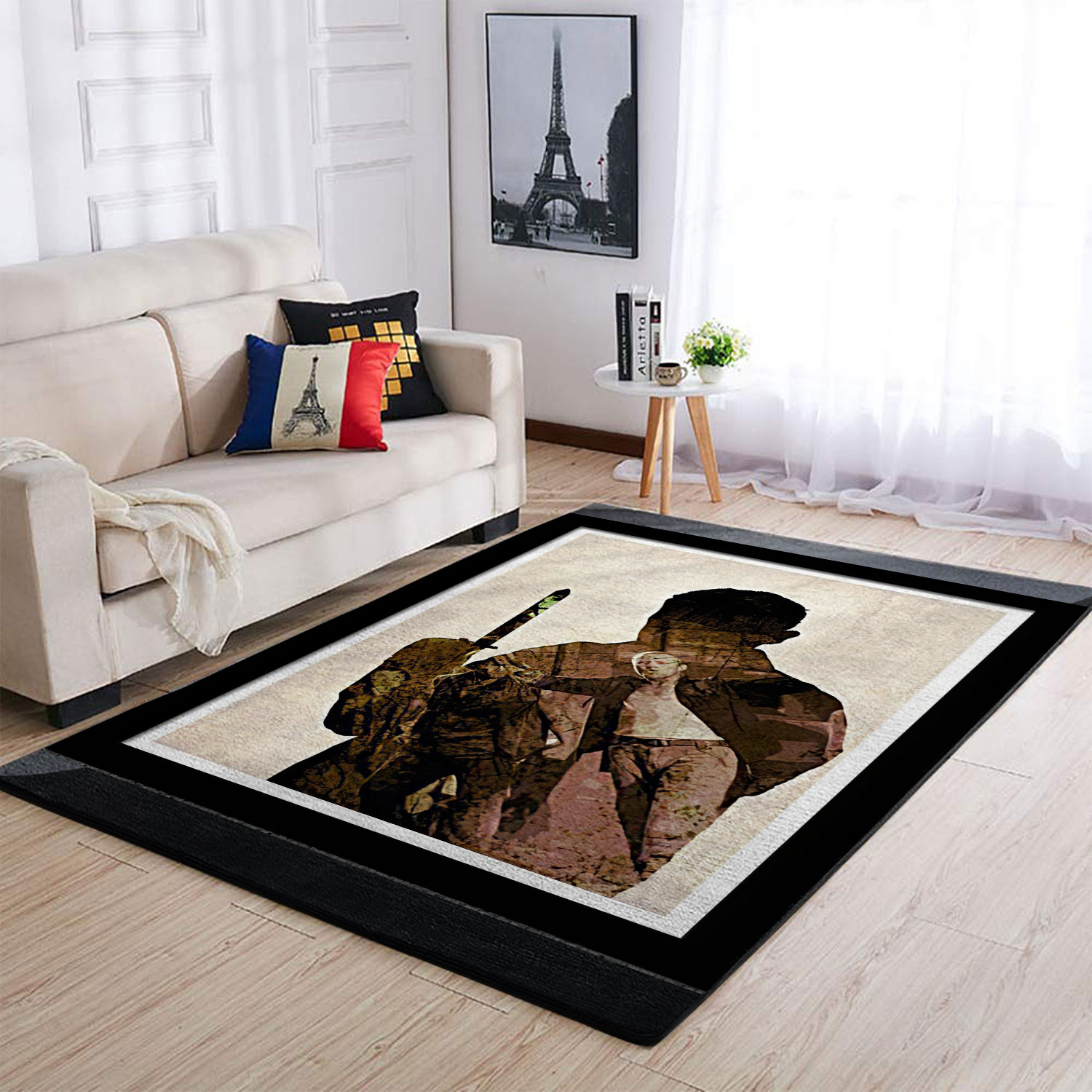 Merle Dixon Michael Rooker Zombies Rug