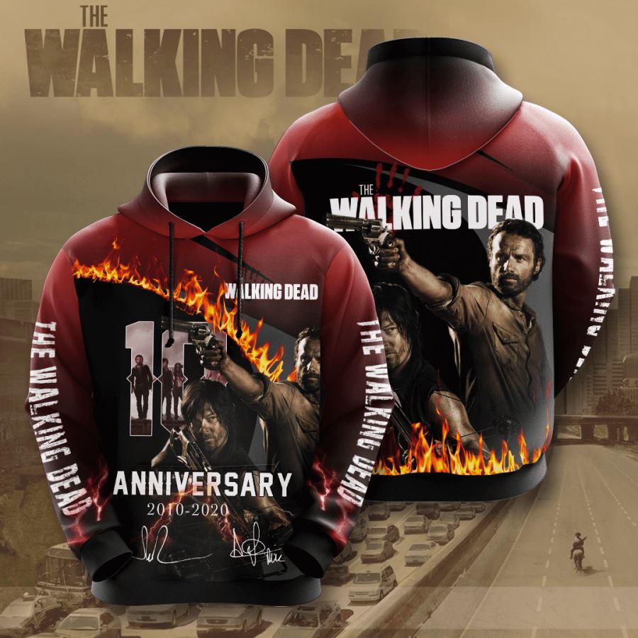 The Walking Dead Custom Hoodie 3D 1 The Walking Dead Custom Hoodie 3D