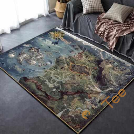 The Witcher Iii Map Area Rug