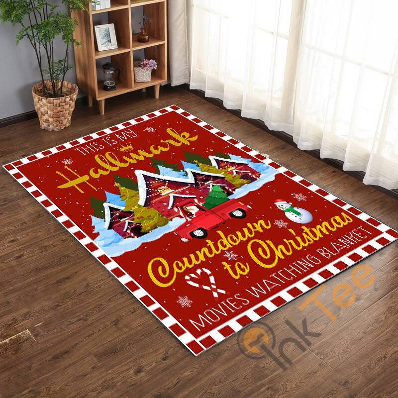 This Is My Hallmark Countdown To Christmas Living Room Bedroom Rug 15 This Is My Hallmark Countdown To Christmas Living Room Bedroom Rug