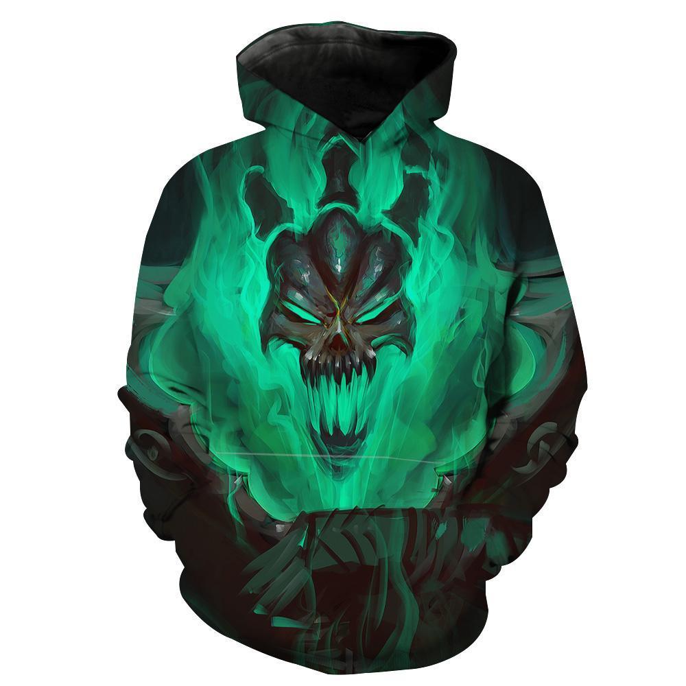 Thresh Face League Of Legends Thresh Hoodie 3D