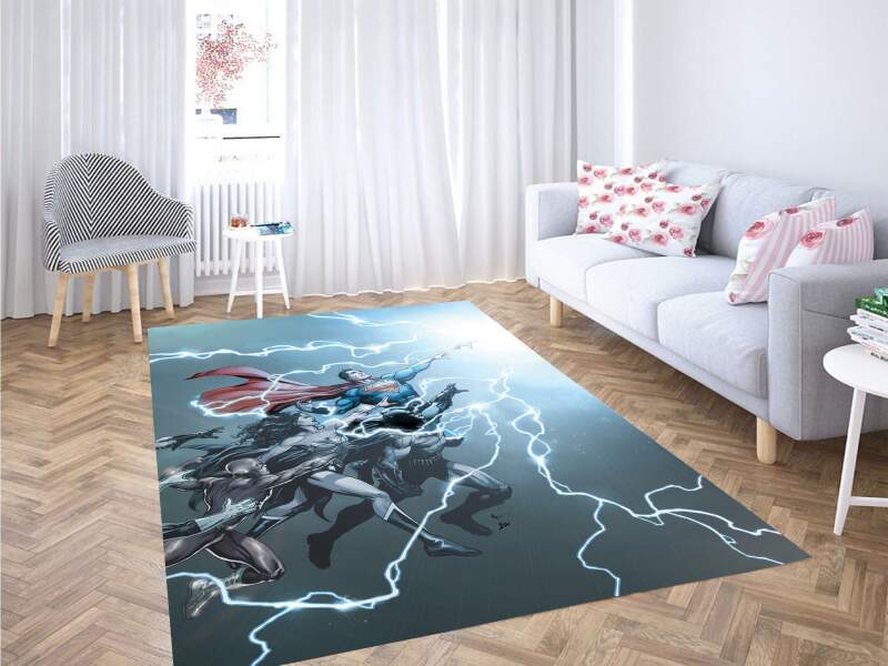 Thunder Justice League Carpet Rug 1 Thunder Justice League Carpet Rug