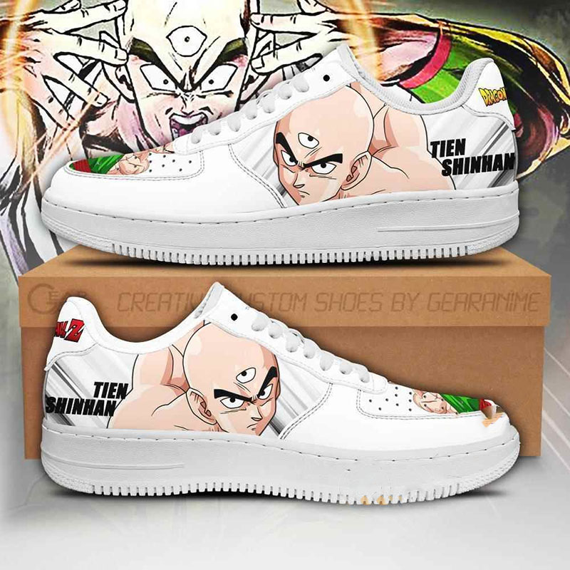 Tien Shinhan Custom Dragon Ball Z Anime Nike Air Force Shoes