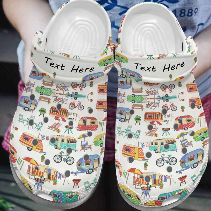 Time To Camp With Cars Crocs Clog Shoes
