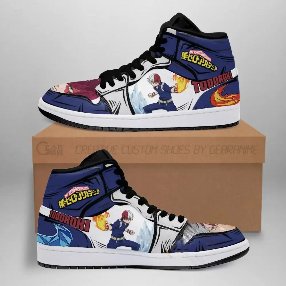 Todoroki Shoto Custom My Hero Academia Anime Amazon Air Jordan Shoes