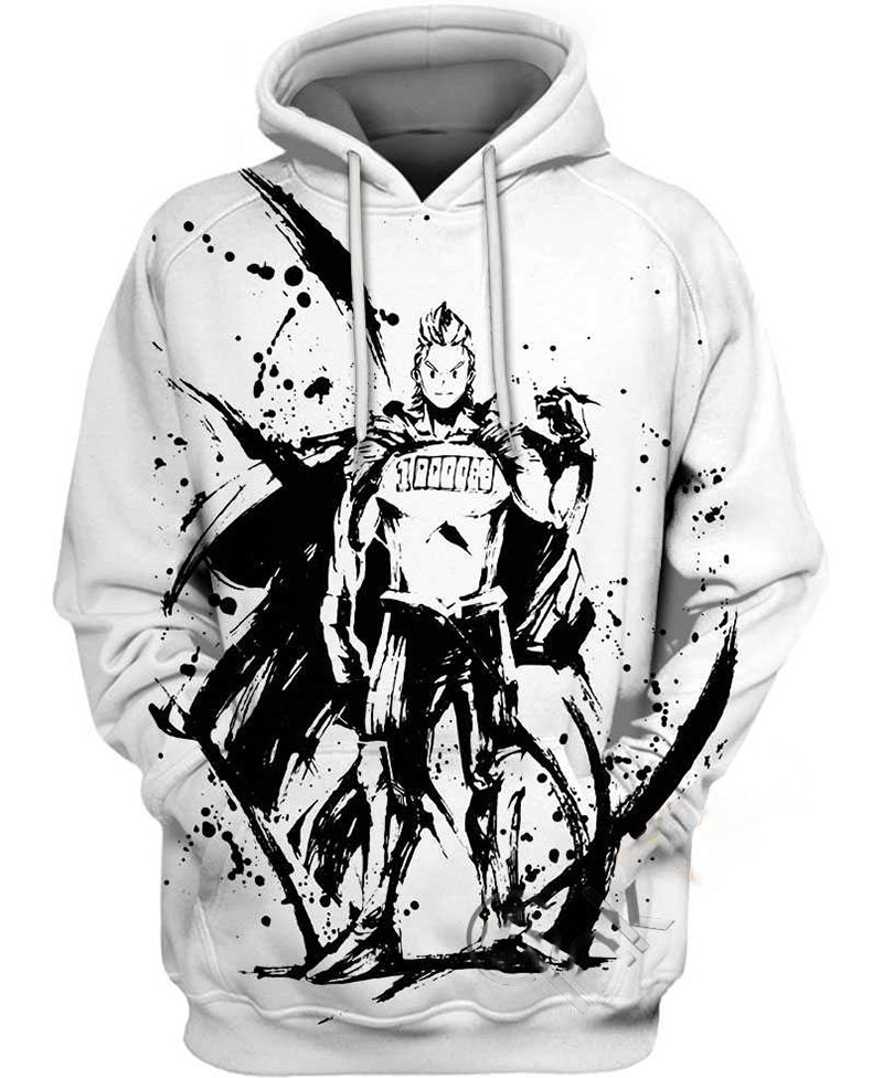 Togata Mirio Ink Splatt Hoodie 3D