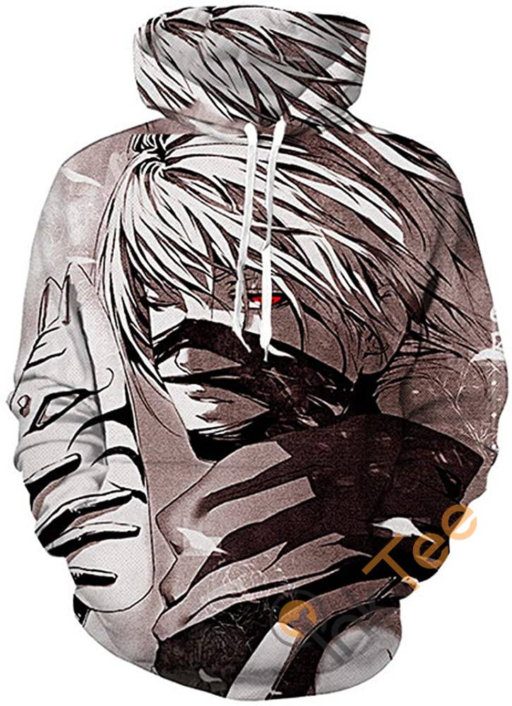 Tokyo Ghoul Print Pullover With Front Pocket Hoodie 3D 15 Tokyo Ghoul Print Pullover With Front Pocket Hoodie 3D