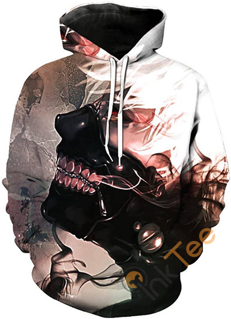 Tokyo Ghoul Print Pullover With Front Pocket Hoodie 3D 11 Tokyo Ghoul Print Pullover With Front Pocket Hoodie 3D