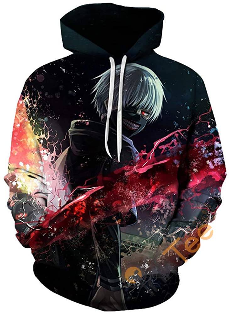 Tokyo Ghoul Print Pullover With Front Pocket Hoodie 3D 6 Tokyo Ghoul Print Pullover With Front Pocket Hoodie 3D