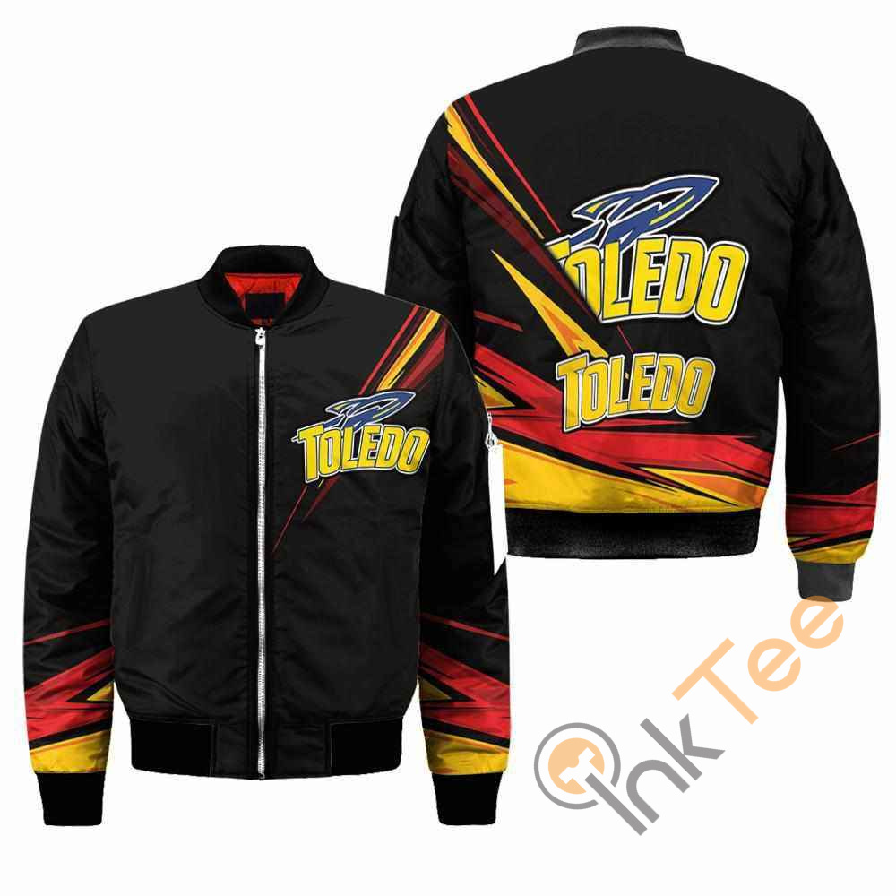 Toledo Rockets NCAA Black Apparel Best Christmas Gift For Fans Bomber Jacket 11 Toledo Rockets NCAA Black Apparel Best Christmas Gift For Fans Bomber Jacket