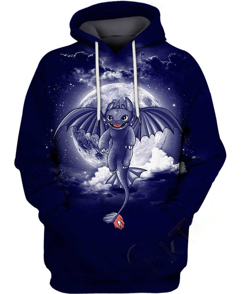Toothless Dragon Hoodie 3D