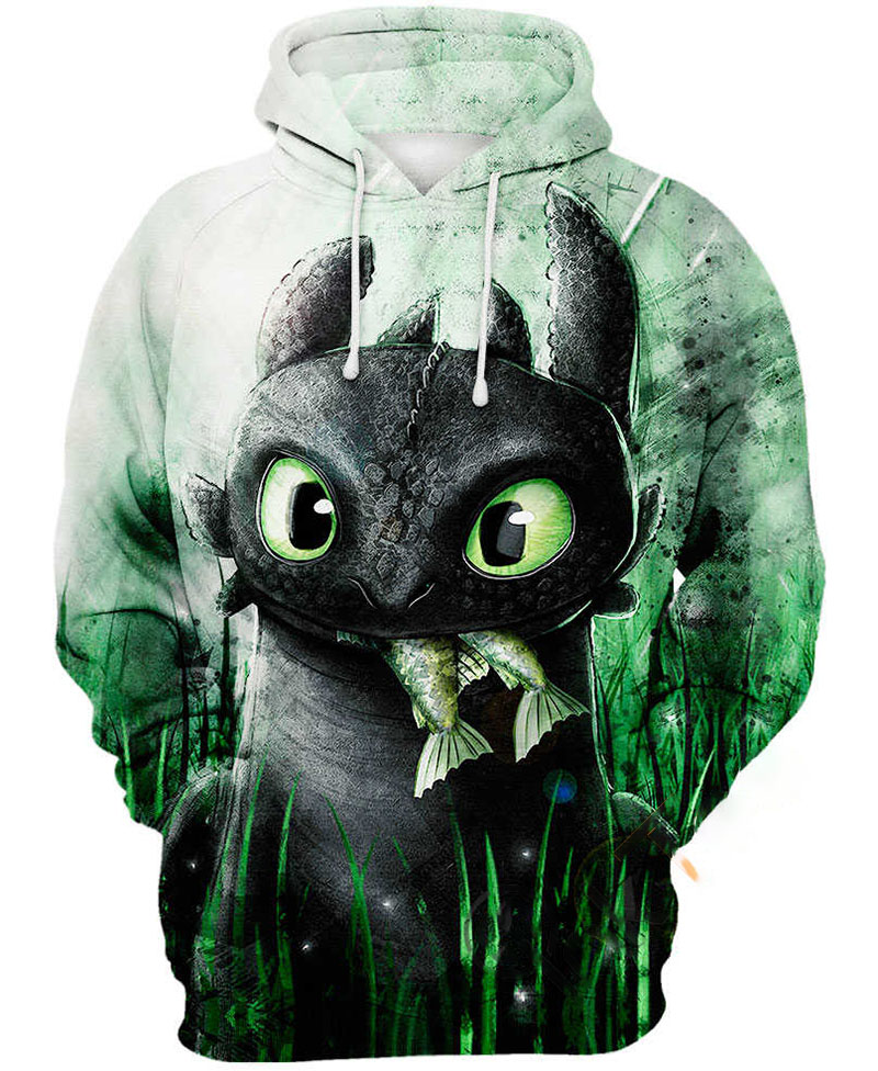 Toothless Fanart Hoodie 3D