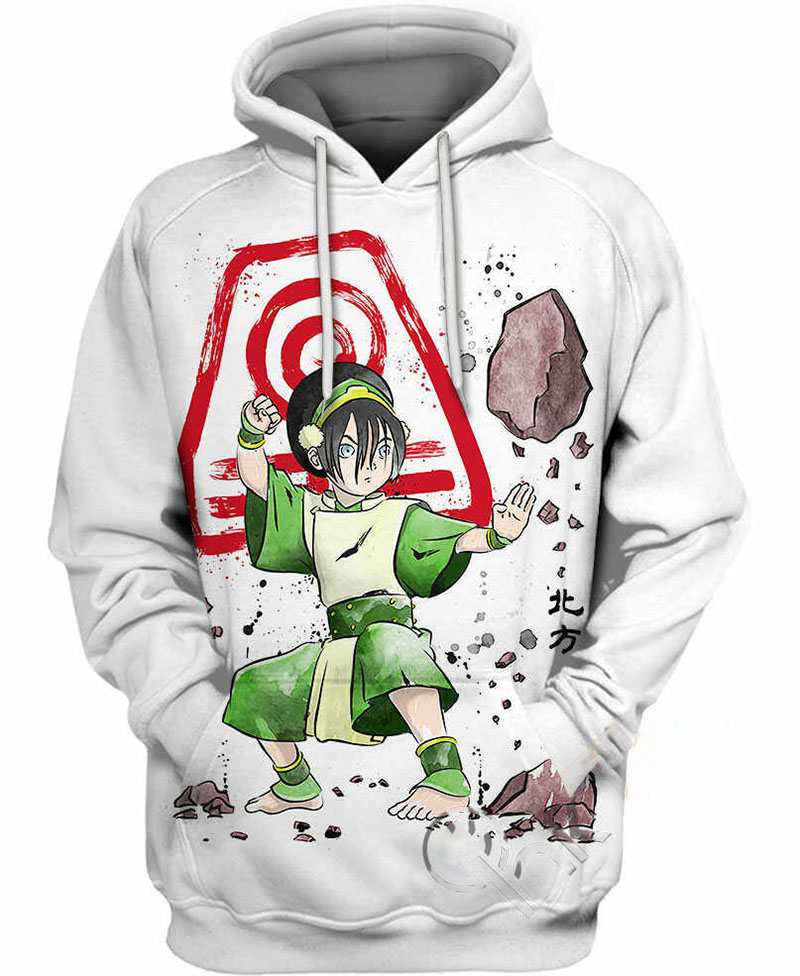 Toph Beifong The Last Airbender Hoodie 3D 5 Toph Beifong The Last Airbender Hoodie 3D