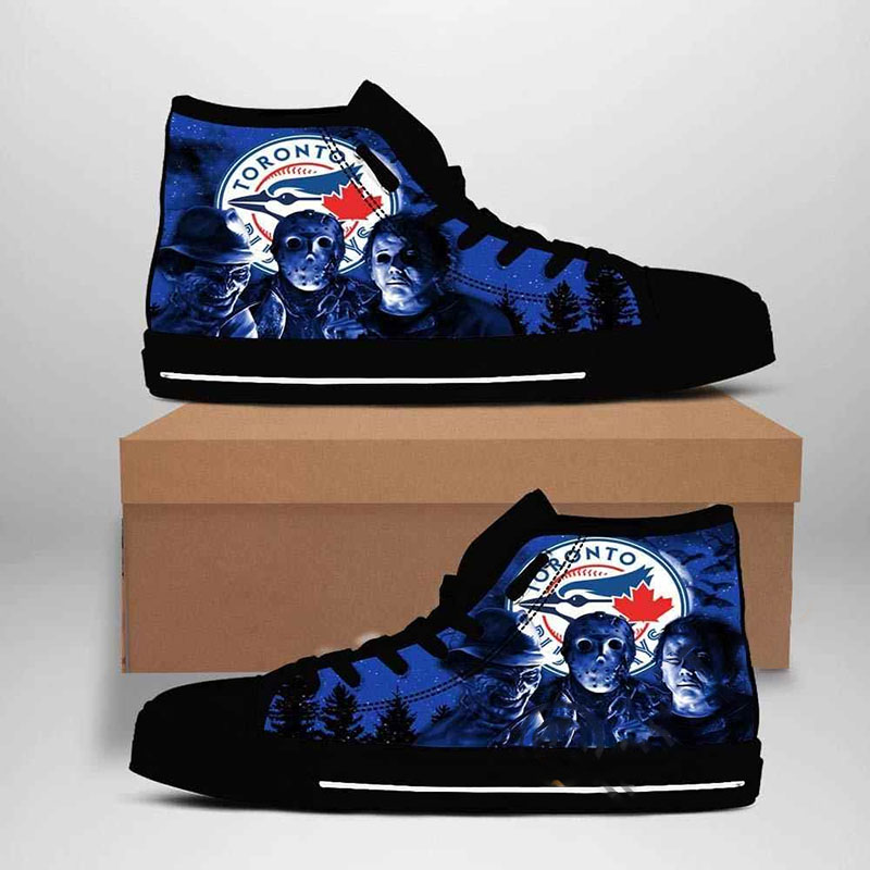Toronto Blue Jays Mlb Baseball High Top Shoes